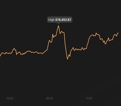 El pico actual de Bitcoin es de 18.453,87 dólares (Fuente: Coin Stats)