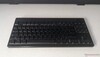 La BlackWidow V4 HyperSpeed TKL vista superior en ángulo