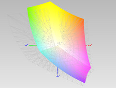 Cobertura del espacio de color: Adobe RGB (63,45%)