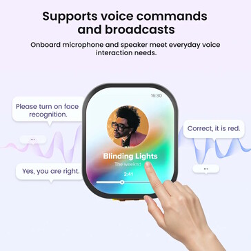 Un micrófono y un altavoz integrados proporcionan funciones de audio listas para usar.