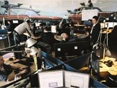 Una fotografía del departamento de Diseño de Niveles de Rockstar North Edimburgo de la década de 2010