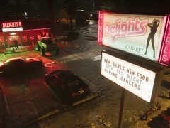 Club de cabaret en la ubicación de Port Gellhorn en GTA 6. (Fuente de la imagen: Rockstar)