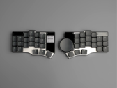 Teclado ergonómico inalámbrico de perfil bajo Beekeeb Toucan