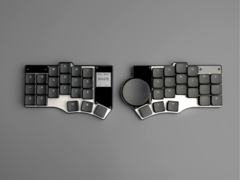 Teclado ergonómico inalámbrico de perfil bajo Beekeeb Toucan