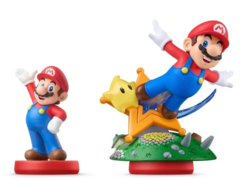 Una comparación a escala del antiguo Mario Amiibo con el nuevo Super Mario Galaxy con Luma Amiibo (fuente de la imagen: r/amiibo)