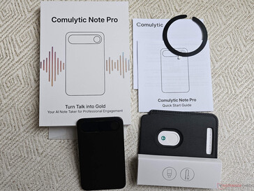 El volumen de suministro también incluye un anillo magnético y una cubierta protectora magnética.