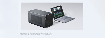 Compatibilidad con GPU externa del ThinkBook 14+ 2024 SE (Fuente de la imagen: JD.com)