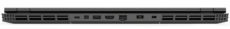 Detrás: USB 3.1 Gen 1 Type-C, mini DisplayPort, USB 3.1 Gen 1 Type-A, HDMI, Gigabit LAN, conector de alimentación, ranura de bloqueo Kensington