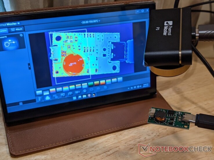 Thermal Master P3 utilizando la aplicación Windows