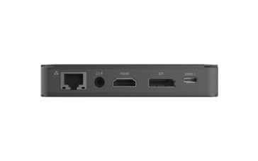 RJ45 (Ethernet 10/100/1000), puerto combinado de auriculares/micrófono, HDMI 2.0, DisplayPort 1.4, USB 3.1 (1 Tipo-C)