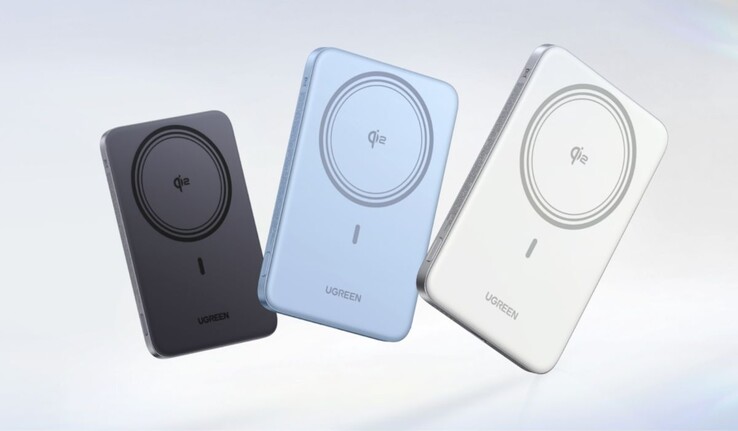 La fuente de alimentación magnética Ugreen MagFlow Air (5000mAh, Qi2 15W)