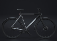 La e-bike VanMoof S3 Aluminum de edición limitada tiene un cuadro de dos tonos. (Fuente de la imagen: VanMoof)