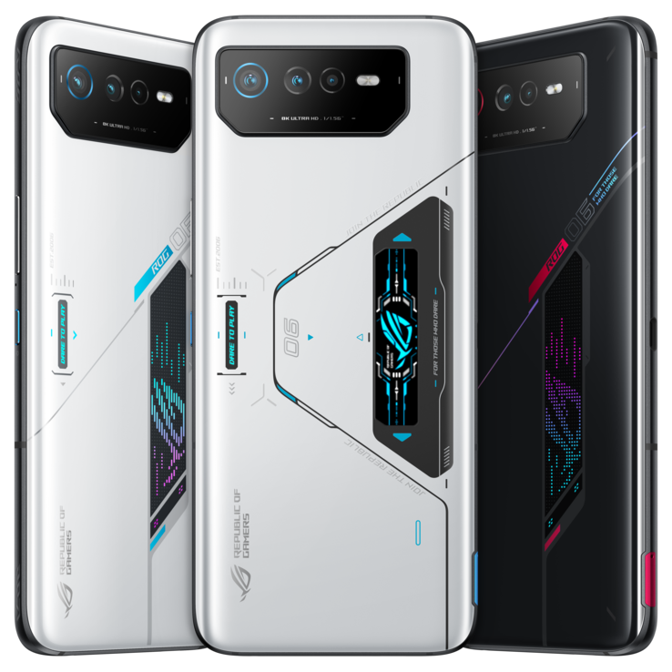 Asus ROG Phone 6 y ROG Phone 6 Pro (imagen vía Asus)