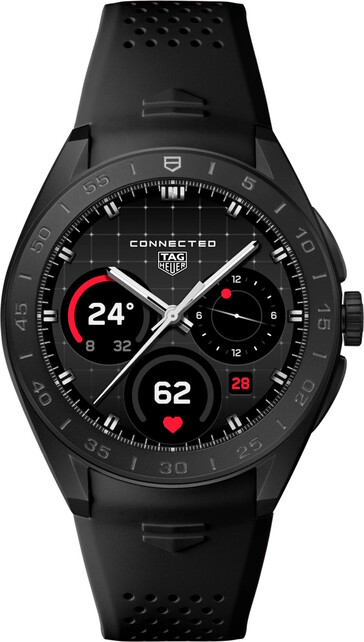 La variante de titanio también está disponible en negro. (Fuente de la imagen: Tag Heuer)