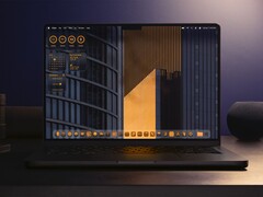 Interfaz de escritorio de macOS personalizada que muestra elementos de diseño de Liquid Glass, un Dock actualizado y widgets rediseñados. (Fuente de la imagen: Apple)