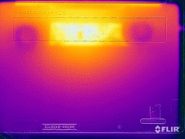 Prueba de esfuerzo de temperaturas superficiales (abajo)