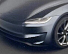 Supuesto frontal del Model 3 Ludicrous (imagen: Nint/X)