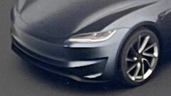 Supuesto frontal del Model 3 Ludicrous (imagen: Nint/X)