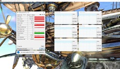 Información del sistema durante un benchmark de Unigine Heaven 4.0