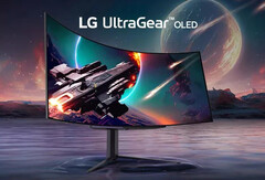 El precio del UltraGear OLED 45GS96QB iguala el de su hermano a pesar de contener E/S mejoradas. (Fuente de la imagen: LG)