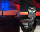 El conector 12VHPWR ofensivo en la ASUS ROG Matrix RX 5090 (fuente de la imagen: r/Asus)