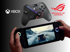 PC de juegos portátil Asus ROG Xbox Ally X y mando ROG Raikiri Pro (Fuente de la imagen: Xbox Gaming, Asus, con modificaciones)