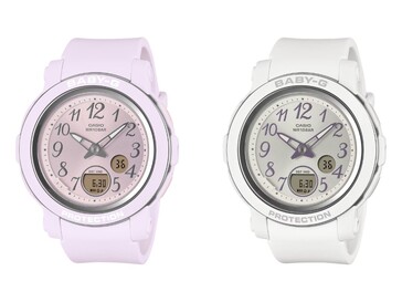 Los relojes Casio G-Shock Baby-G BGA-290SA-6A (izquierda) y BGA-290SA-7A (derecha)