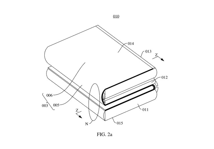 Se dice que el Tri-Fold de Huawei cuenta con dos bisagras opuestas.