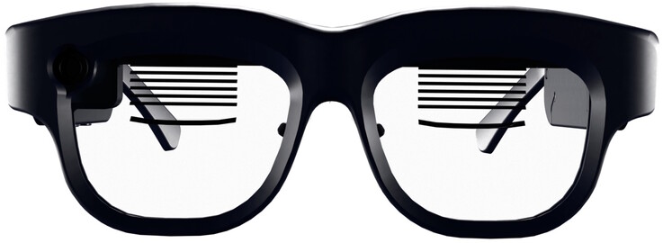 El Luna Glass utiliza guías de ondas para proyectar una imagen mejorada de la cámara delante de los ojos del usuario.