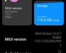 Detalles de MIUI 13.0.7 en el Xiaomi Mi 10T Pro (Fuente: propia)