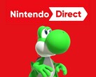 Yoshi fotografiado bajo el logotipo de Nintendo Direct (Fuente de la imagen: Nintendo of America con modificaciones)