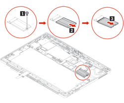 Lenovo ThinkPad X12 Desmontable: El SSD es modular