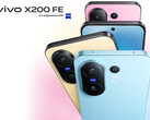 El X200 FE se lanzará el 23 de junio. En la imagen: el teléfono en diferentes colores. (Fuente de la imagen: Vivo)