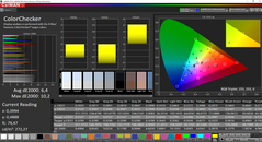 CalMAN ColorChecker – Sure View habilitado