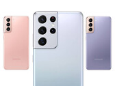 Se espera que la serie Galaxy S22 llegue en forma de tres dispositivos como sus predecesores, en la imagen. (Fuente de la imagen: Samsung)