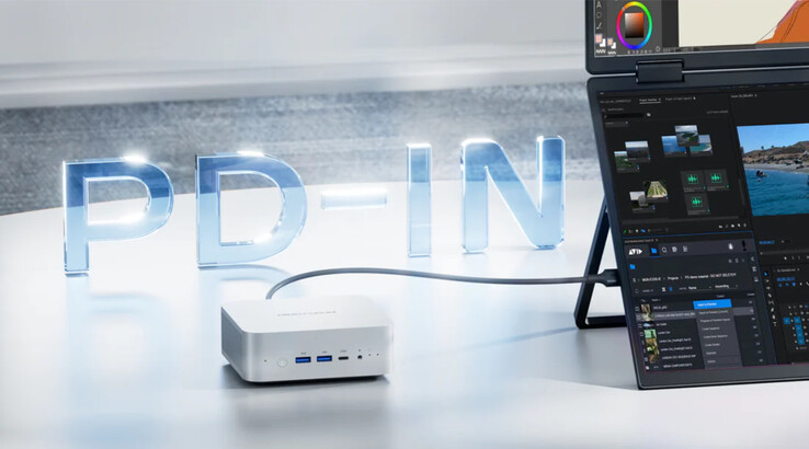 El Minisforum AI X1 puede alimentarse a través de sus puertos USB4, a diferencia de muchos mini PC modernos. (Fuente de la imagen: Minisforum)