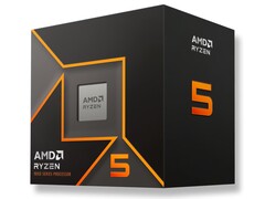 Embalaje de la CPU AMD Ryzen 5 serie 9000. (Fuente de la imagen: AMD)