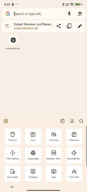 Opciones del teclado