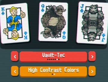 En la imagen: Personalización del mazo de Balatro, de la serie de juegos RPG triple A Fallout (Fuente de la imagen: Captura de pantalla de Balatro en el juego)