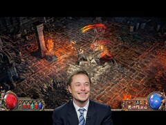 Los fans consideran que las habilidades de juego de Elon Musk en Path of Exile 2 son desproporcionadas en relación con el nivel y el equipo de su personaje. (Fuente de la imagen: Pixabay, Tumisu / YouTube, WoldGamerSK)