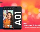 The Galaxy A01 may not have long as Samsung's cheapest new phone. (Source: Samsung)