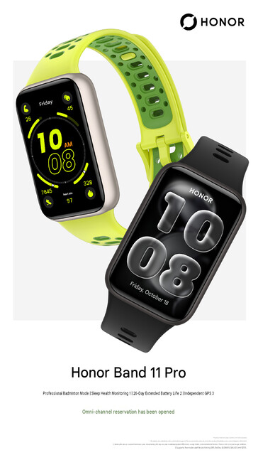 Avance de Honor Band 11 Pro (traducido automáticamente)