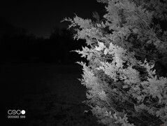 La cámara de visión nocturna puede captar imágenes nítidas de sujetos a menos de 5 metros en completa oscuridad.