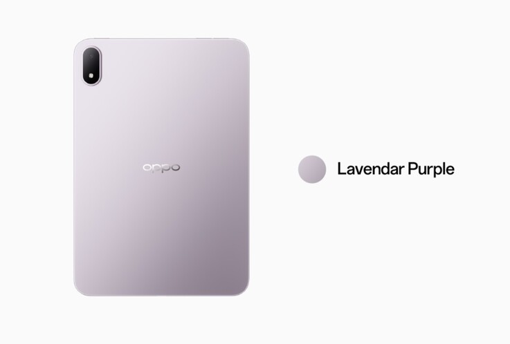 El Pad Mini en morado lavanda.