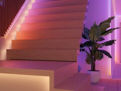 La tira de luces Omniglow de Philips Hue (en la imagen) ya está disponible en Europa. (Fuente de la imagen: Philips Hue)
