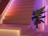 La tira de luces Omniglow de Philips Hue (en la imagen) ya está disponible en Europa. (Fuente de la imagen: Philips Hue)