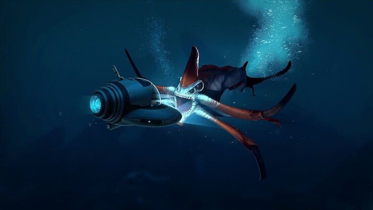 Reaper Leviathan de Subnautica. (Fuente de la imagen: Unknown Worlds)
