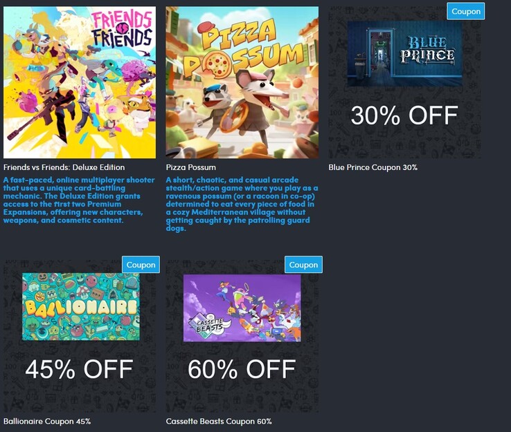 El nivel de 4 dólares (Fuente de la imagen: Humble Bundle)