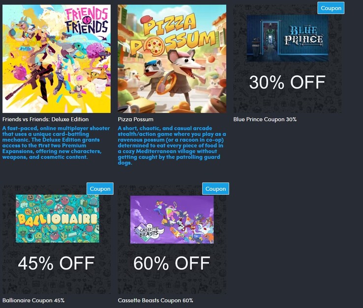 El nivel de 4 dólares (Fuente de la imagen: Humble Bundle)