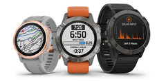 La serie Garmin Fenix 6 ha recibido dos versiones beta en otros tantos días. (Fuente de la imagen: Garmin)